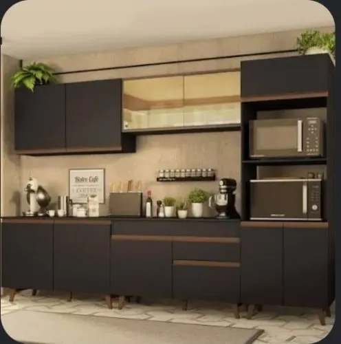 Cozinha preta 