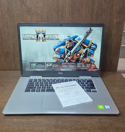 Notebook Dell Gamer 7580, NF,Ac Cart,i7 8ª+GeForce MX150 2GB,16GB DDR4,SSD Nvme256GB+HD1TB