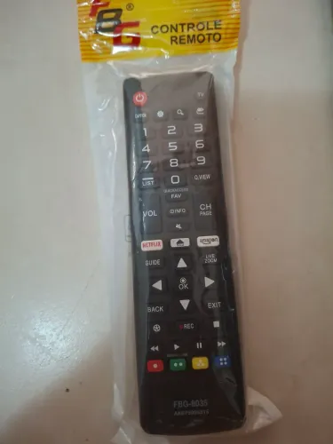 controle para tv lg compatível com pilhas inclusas