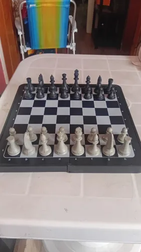 Jogo de Xadrez completo ( Tabuleiro e peças)
