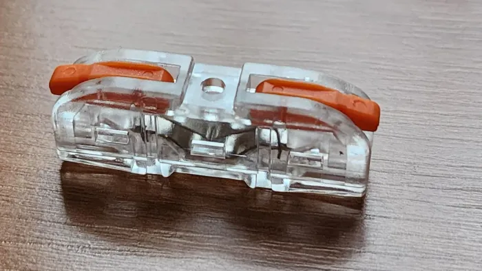 Kit com 10 conectores tipo WAGO inline para até 600V e 32A, fios 0.2 a 4mm