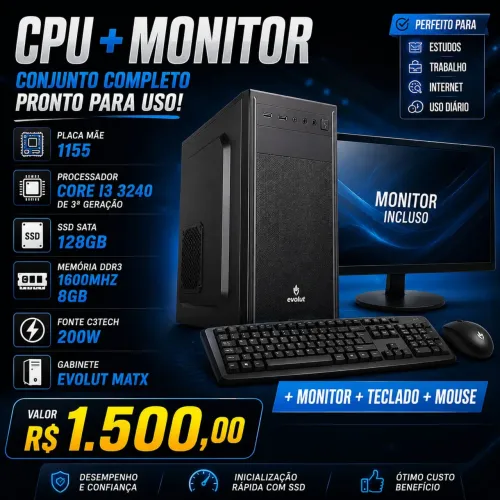 PROMOÇÃO PC+MONITOR