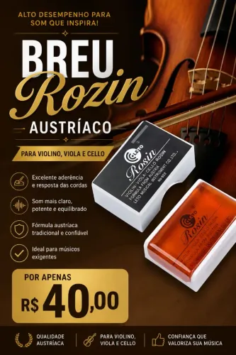 Breu Rozin austríaco para violino ou viola cello 