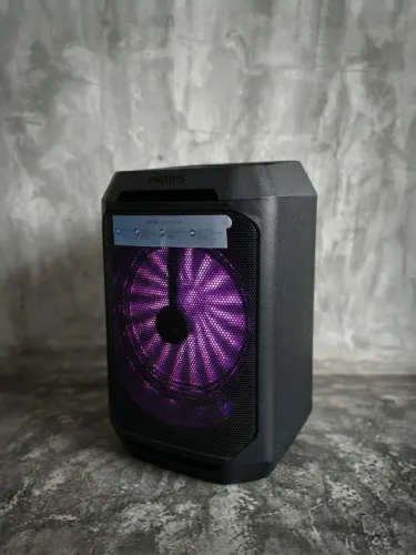 Caixa De Som Bluetooth Philips Tax2208 Karaoke 30w Portátil Preto