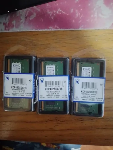 Lote com 3 Memórias RAM DDR4 8GB 3200MHz Notebook SMART - LEIA ABAIXO!!