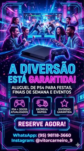 ALUGUEL DE PS4