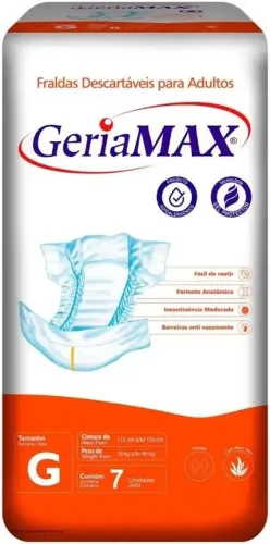 Fralda Geriamax G - 7 Unidades