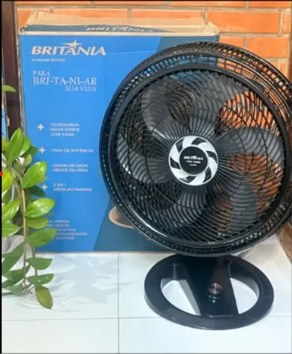 Ventilador de Mesa Britânia Maxx Force BVT500 6 Pás