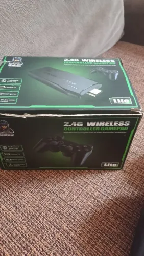  *GAME STICK LITE 4K - 10.000 Jogos Retrô + 2 Controles Sem Fio*