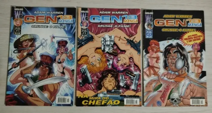 Coleção Gen 13 Mangá (completo em 3 edições)