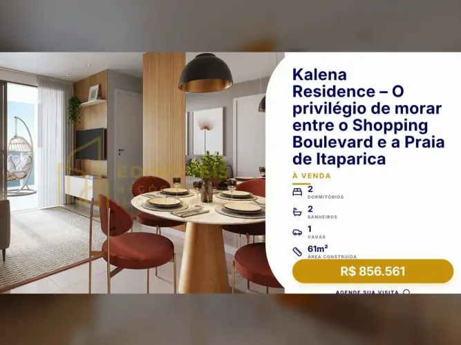 Jockey de Itaparica: Apartamento com Acabamentos de Alto Padrão e Lazer Completo!