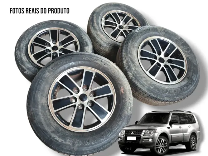 Jogo De Rodas 4x Pajero Full 2008 A 2017 Aro 17 