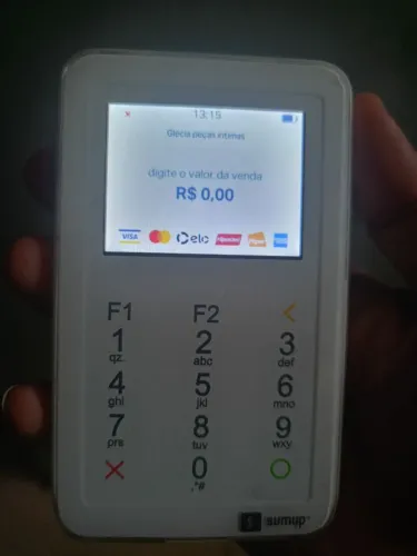 Máquina de cartão sumup 50 reais