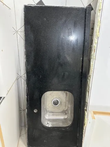 Pia granito preto São Gabriel