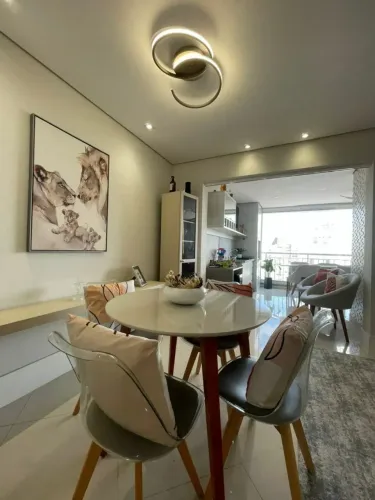 Apartamento a venda no Tatuapé, 106 m com 3 dormitórios, suíte, sacada gourmet, 2 vagas e