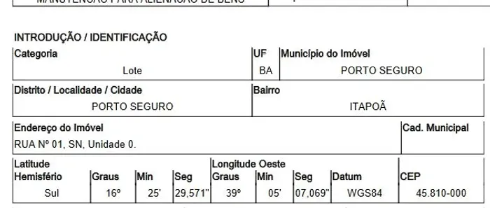Terreno em PORTO SEGURO - BA