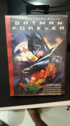Batman Forever Mega Drive Paralela com CX de locadora