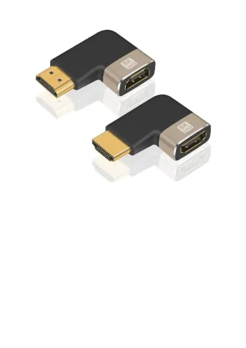 ADAPTADOR HDMI MACHO FÊMEA 8K, 90º E 270º