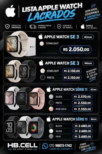 Apple Watch lacrado 