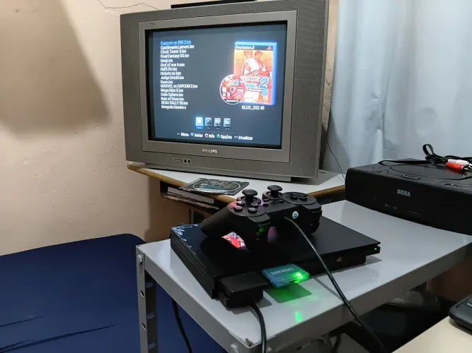 PlayStation 2 + Mx4sio + leitor 100%