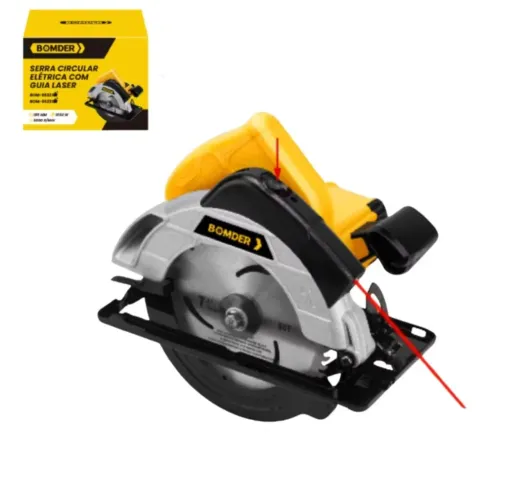Serra Circular Elétrica 1850W com Guia Laser Profissional