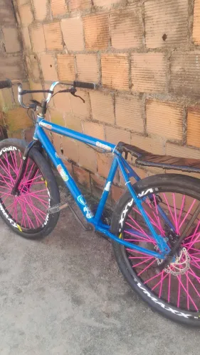 Bicicleta montadinha com cubo k7 freio mt200