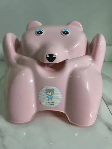 Troninho Infantil Urso Rosa