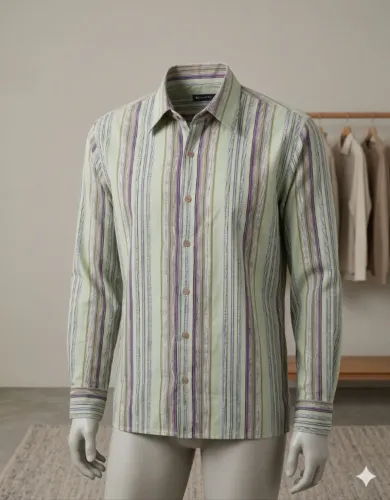 Camisa Social Manga Longa Listrada VR Tamanho 3