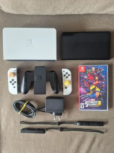 Nintendo Switch Oled Nacional Com Jogo