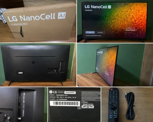 TV LG NanoCell 55 polegadas