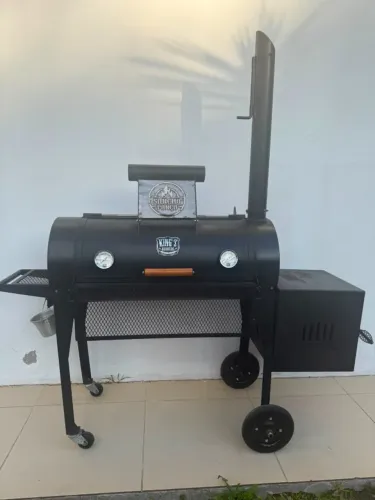 Pit Smoker King's Barbecue 16" - Preto