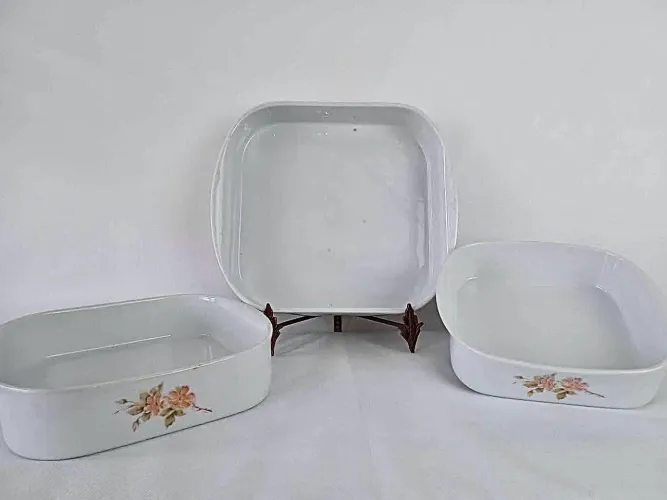 CONJUNTO DE TRAVESSAS REFRATÁRIAS EM PORCELANA REAL