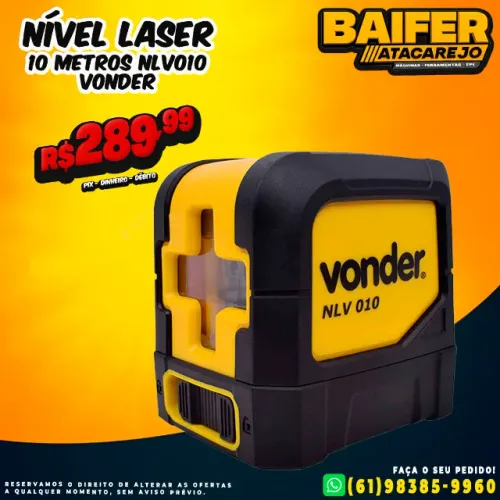 Nível Laser 10 Metros Nlvo10 Vonder