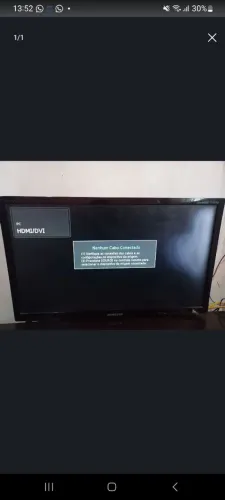 Vendo TV com defeito 
