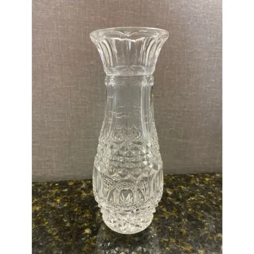 Mini vaso decorativo de vidro cristal pesado
