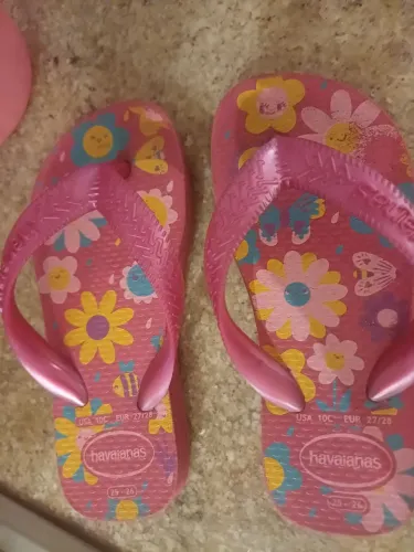 Chinelo havaiana infantil menina