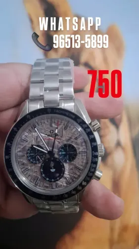 Relógio OMEGA SPEEDMASTER MOONPHASE METEORITE - AUTOMÁTICO 