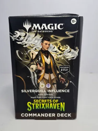 Magic The Gathering Commander Deck Silverquill Influence Secrets of Strixhaven lacrado