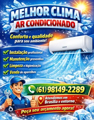 Manutenção e instalação de ar condicionado