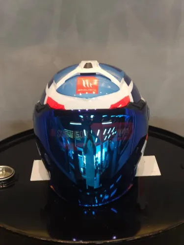 Capacete Moto Aberto Mt Cosmo Stellar Dupla Viseira Oculos