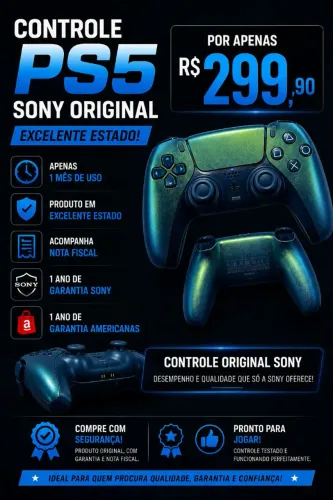 Controle ps5 ?