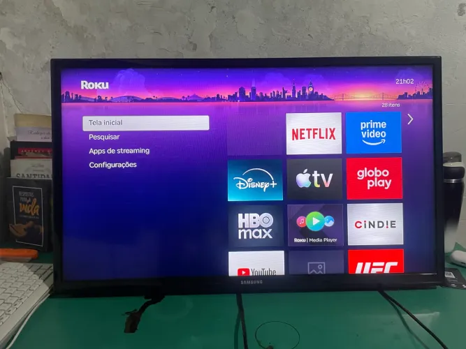 TV SAMSUNG 32 NÃO É SMART TV