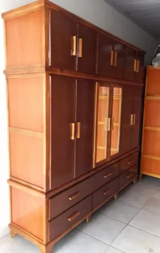 Guarda roupa novo triplex gigante 6 portas 6 gavetas 2800