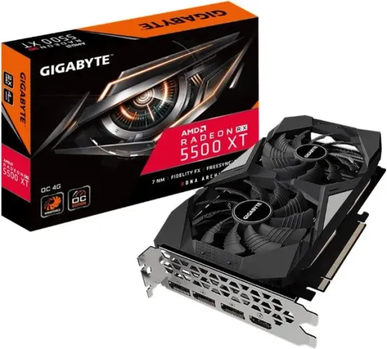 Gigabyte Radeon RX 5500 XT OC Graphics card Chipset AMD