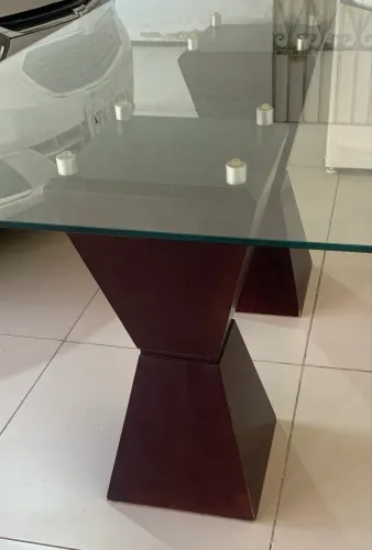 Mesa de vidro temperado