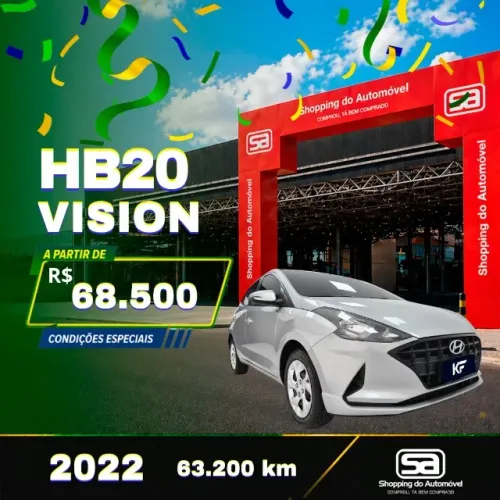 Hyundai HB20 Vision 1.0 Flex 12V MEC 2022