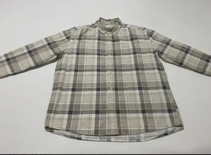 Camisa Casual H & M Tamanho G Xadrez Veludo Ótimo Estado