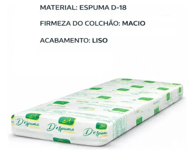Colchão Berço Despuma 130x70cm Infantil Inmetro Espuma D18