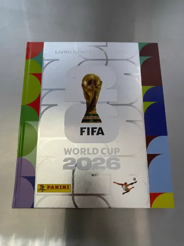 Álbum prata da copa 2026 com toda o coleção completa