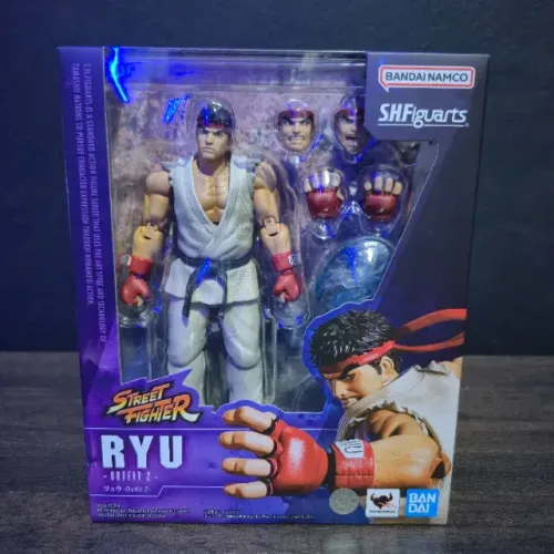 Action Figure Ryu Street Fighter Bandai Spirits Original (S.H.Figuarts - Outfit 2)